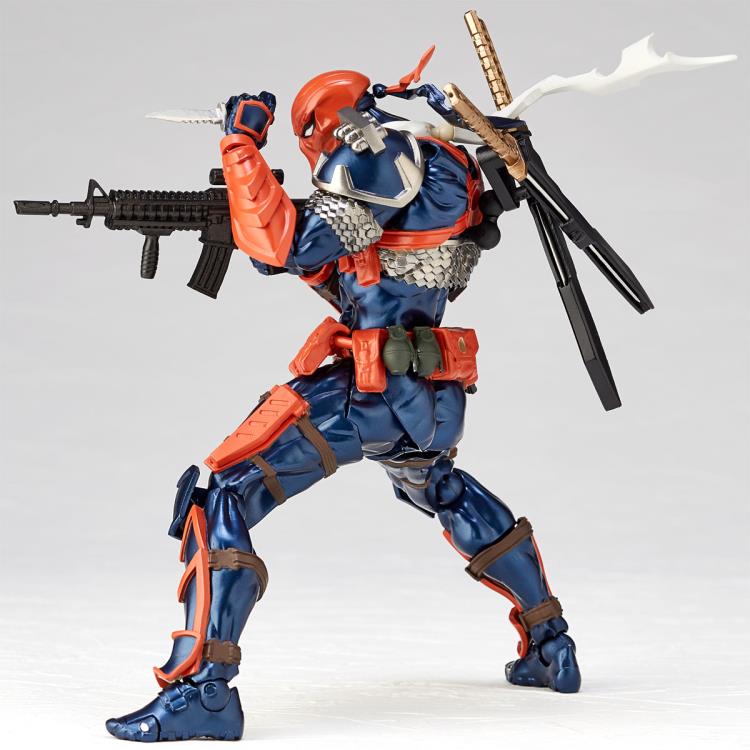Amazing Yamaguchi Revoltech No. 011 Deathstroke Action Figure - Premium Collectible for DC Comics Fans & Display Showcase