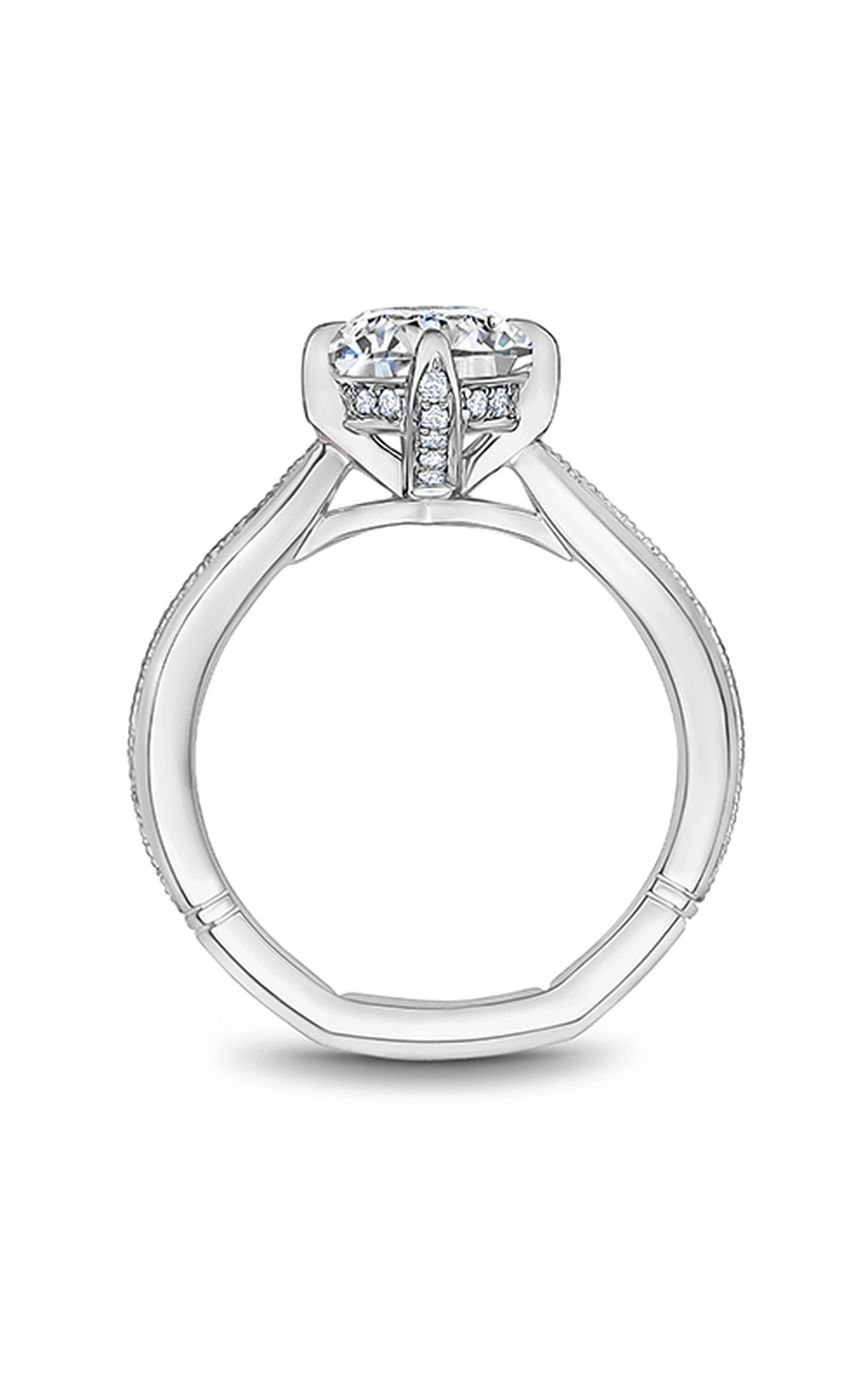 Noam Carver Atelier A013 02A Diamond Engagement Ring - Elegant Wedding Band for Women, Perfect for Proposals & Anniversaries