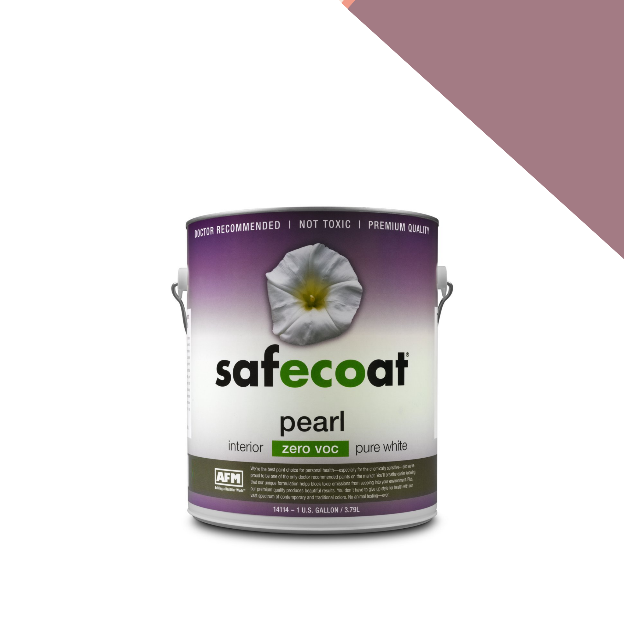 AFM Safecoat Pearl Interior Paint - Premium Fashion Colors for Walls & Ceilings | Eco-Friendly, Low VOC, Durable Finish for Living Rooms, Bedrooms & Offices