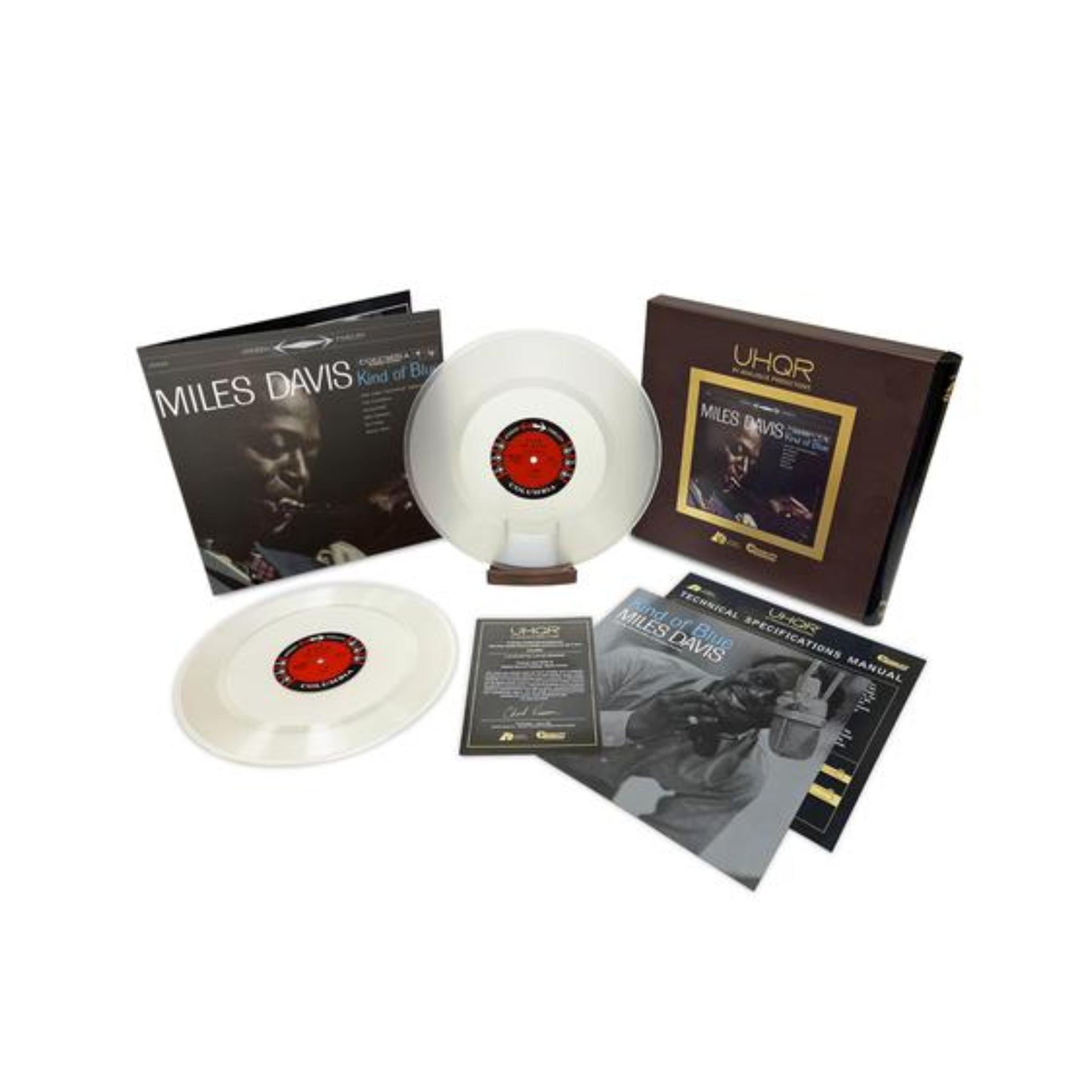Miles Davis - Kind of Blue 45RPM 200g Clarity Vinyl Record | Limited Edition Audiophile LP | Jazz Music Collection for Home Listening & Vinyl Enthusiasts