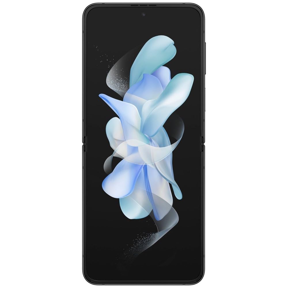 SAMSUNG Galaxy Z Flip 4 5G Unlocked Smartphone - US Version 128GB Storage, Graphite Color (Renewed) | Perfect for Travel, Business & Everyday Use