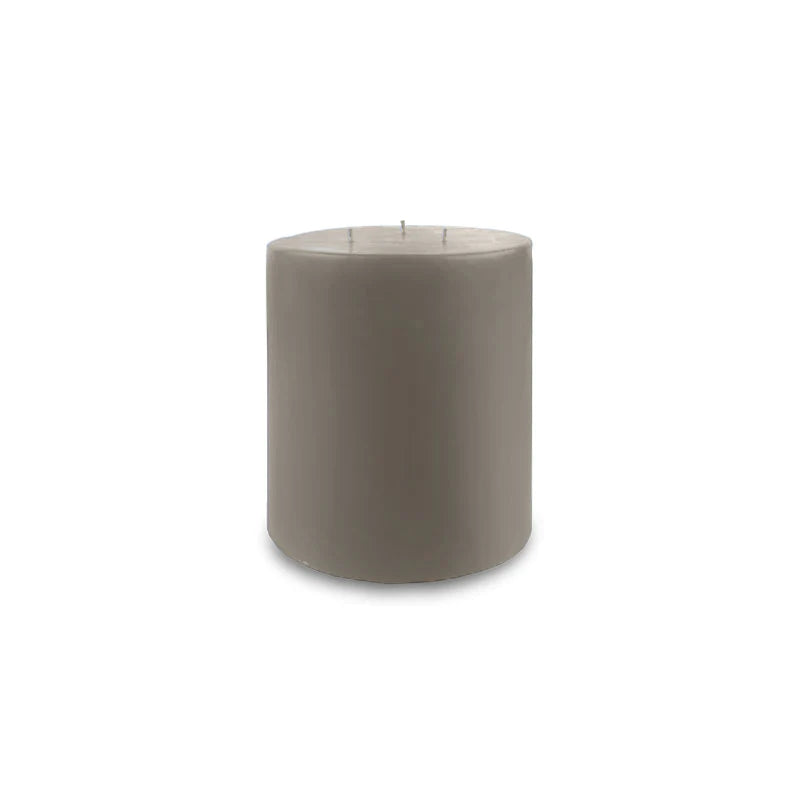 Paris Gray 3-Wick Pillar Candle - Large Scented Soy Wax Candle for Home Decor, Relaxation & Romantic Ambiance - Perfect for Living Room, Bedroom & Spa