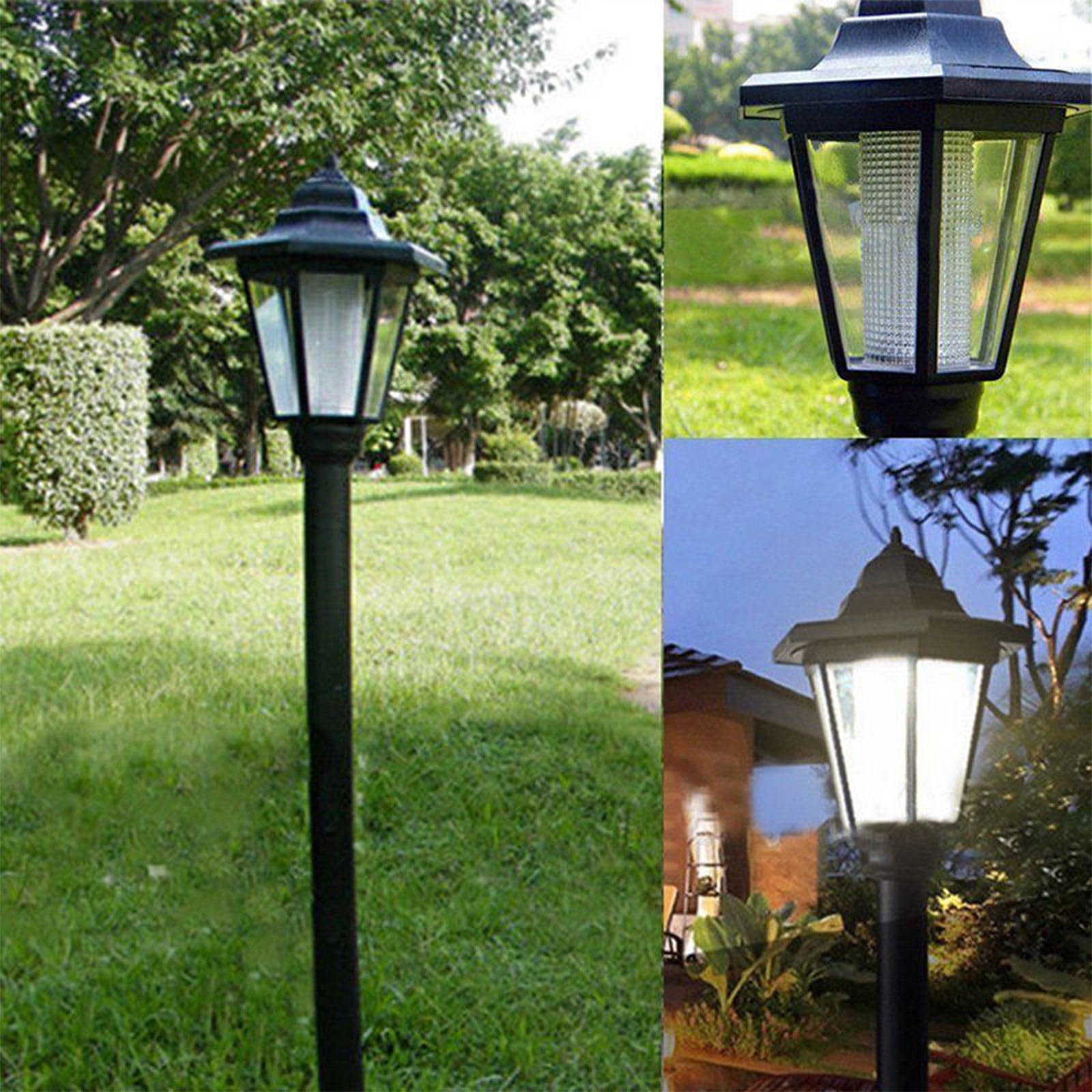 Solar Powered LED Wall Mount Outdoor Light - Waterproof Garden Fence Lighting for Pathway, Yard, Patio & Landscape Decoration