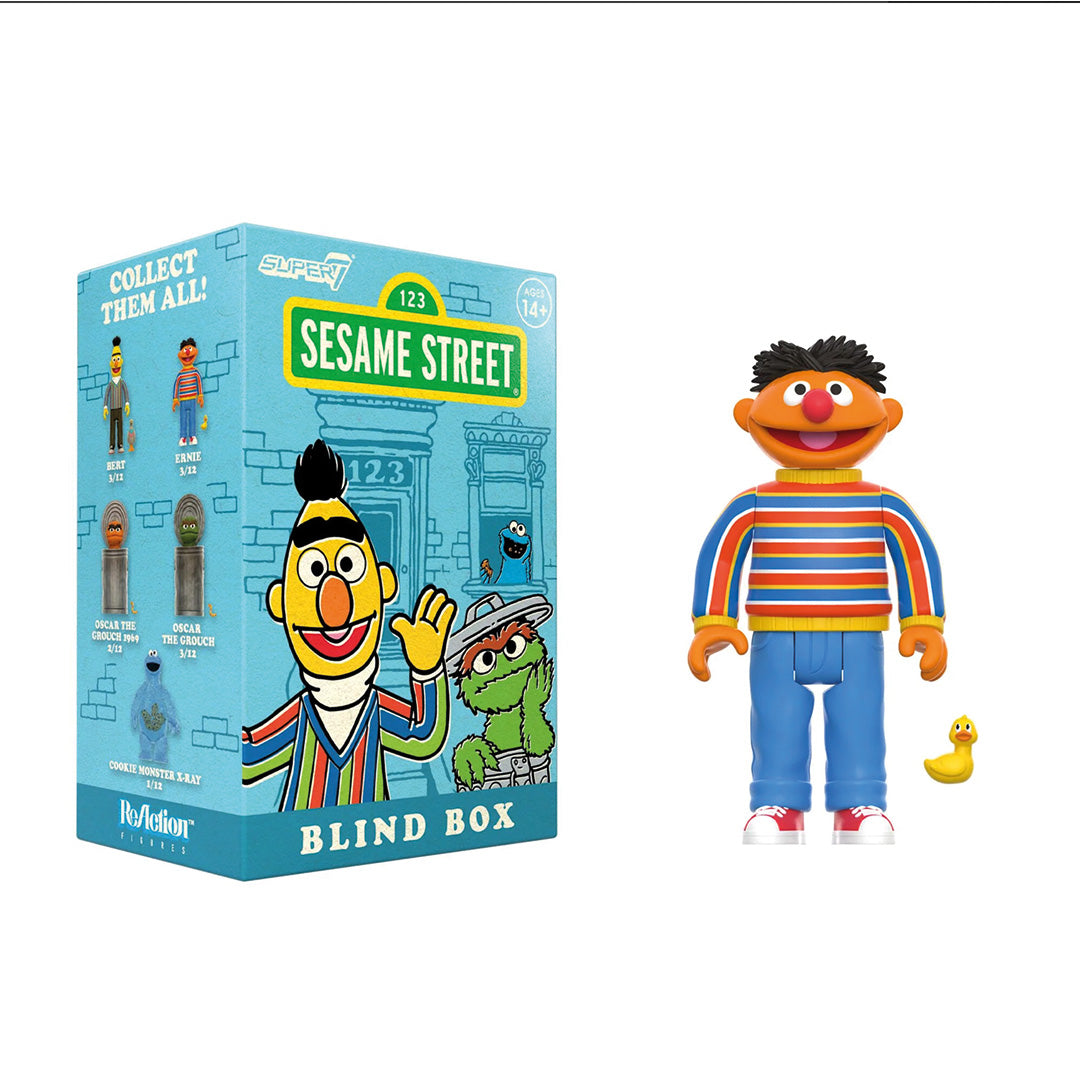 Sesame Street Blind Box Wave 1 - Collectible Mystery Toys for Kids | Fun Surprise Gifts for Birthday Parties & Playtime