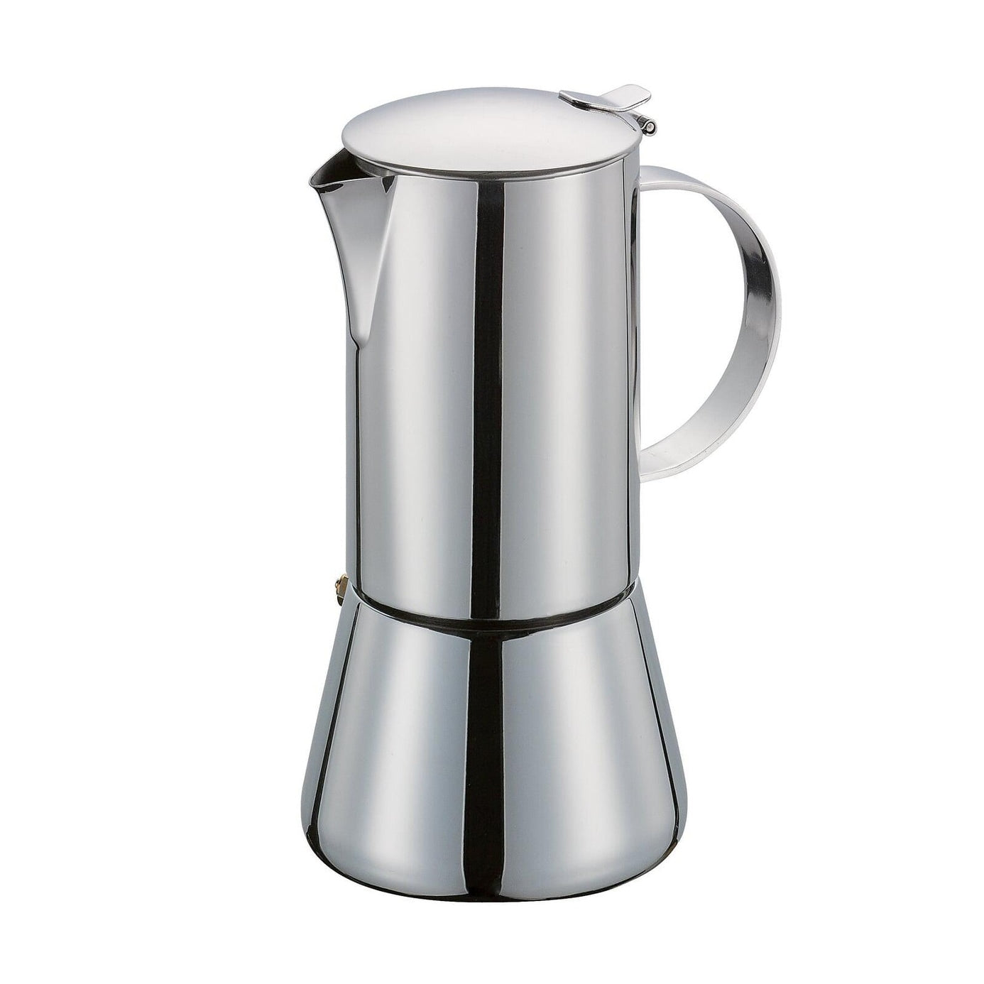 Premium Aida Stainless Steel Espresso Maker - Italian Stovetop Coffee Machine for Rich Espresso & Cappuccino at Home, Office & Camping