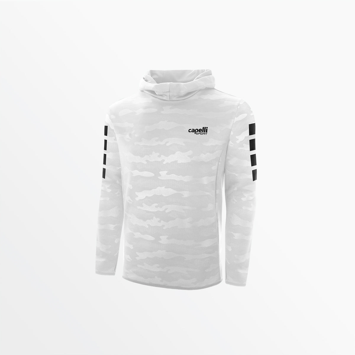 Youth Basics Camo Embossed Hoodie for Teens - Cozy Pullover Sweatshirt for School, Streetwear & Casual Outfits