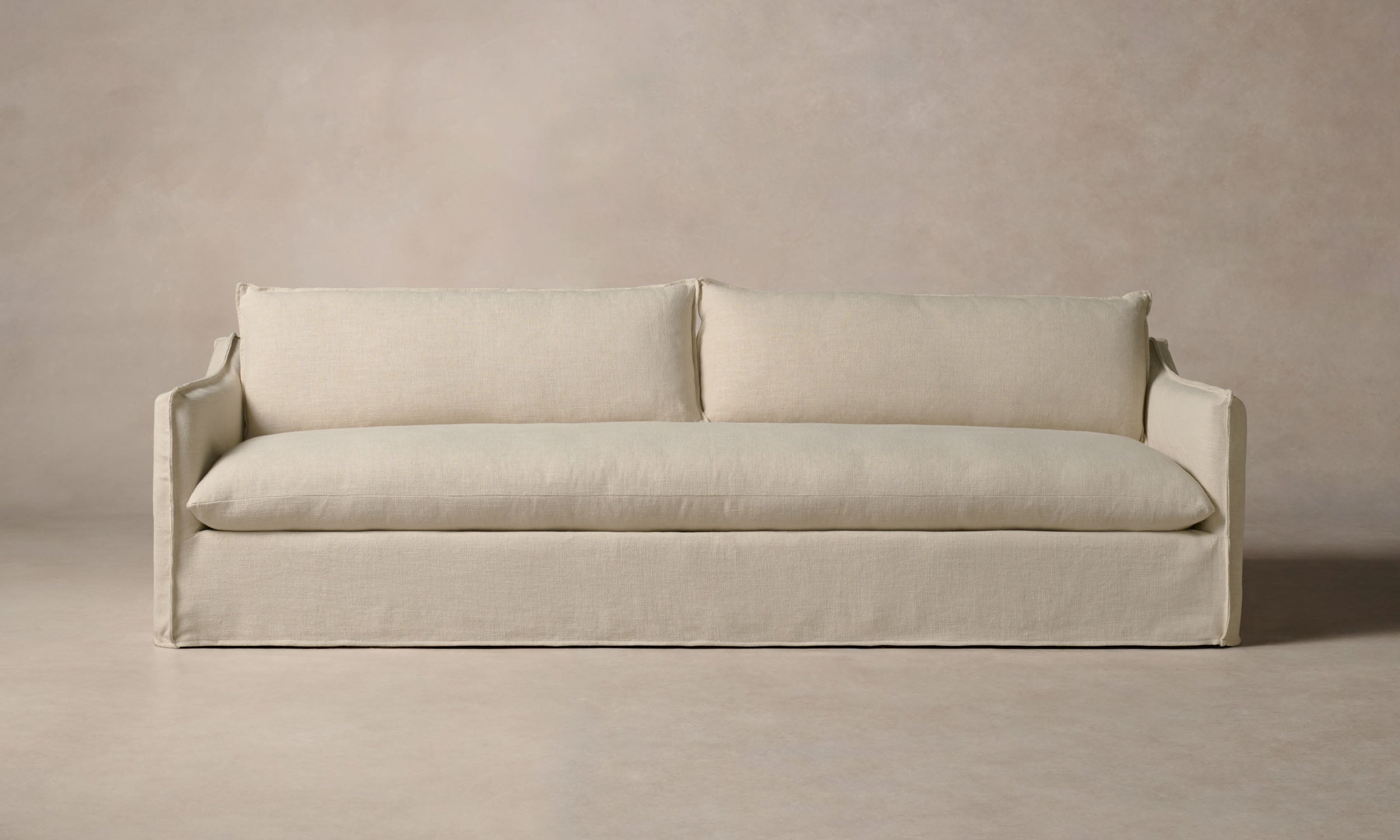 Dune Sofa - Premium Heritage Belgian Linen Upholstered Modern Sectional Couch for Living Room, Lounge & Home Decor