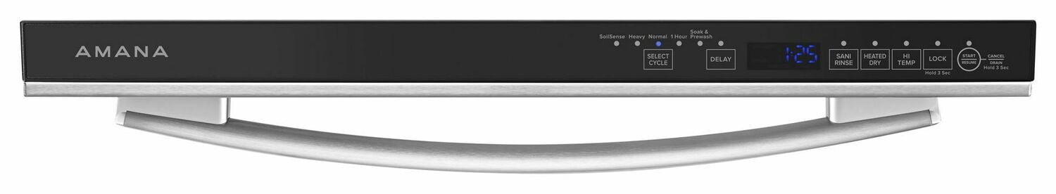 Amana ADB1500ADS Stainless Steel Dishwasher with Soilsense Cycle - Energy Efficient & Quiet for Large Families and Busy Kitchens