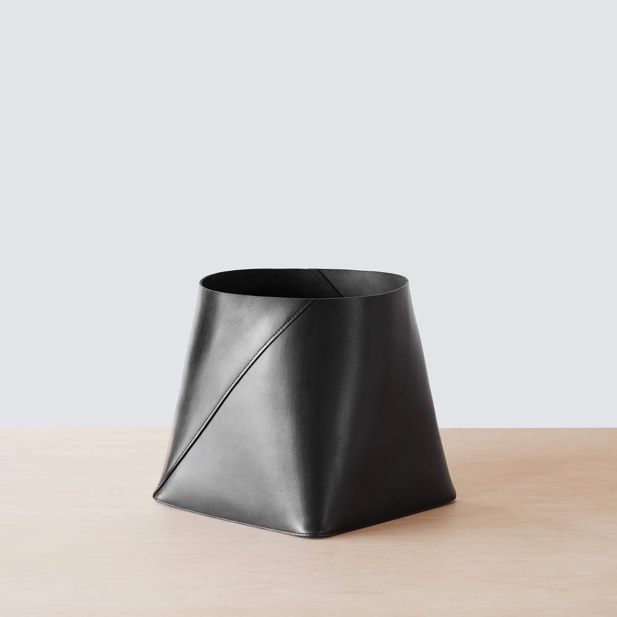 Azad Tall Leather Storage Bins - Premium Organizer for Closet, Office & Home Decor - Perfect for Shoes, Toys & Blanket Storage