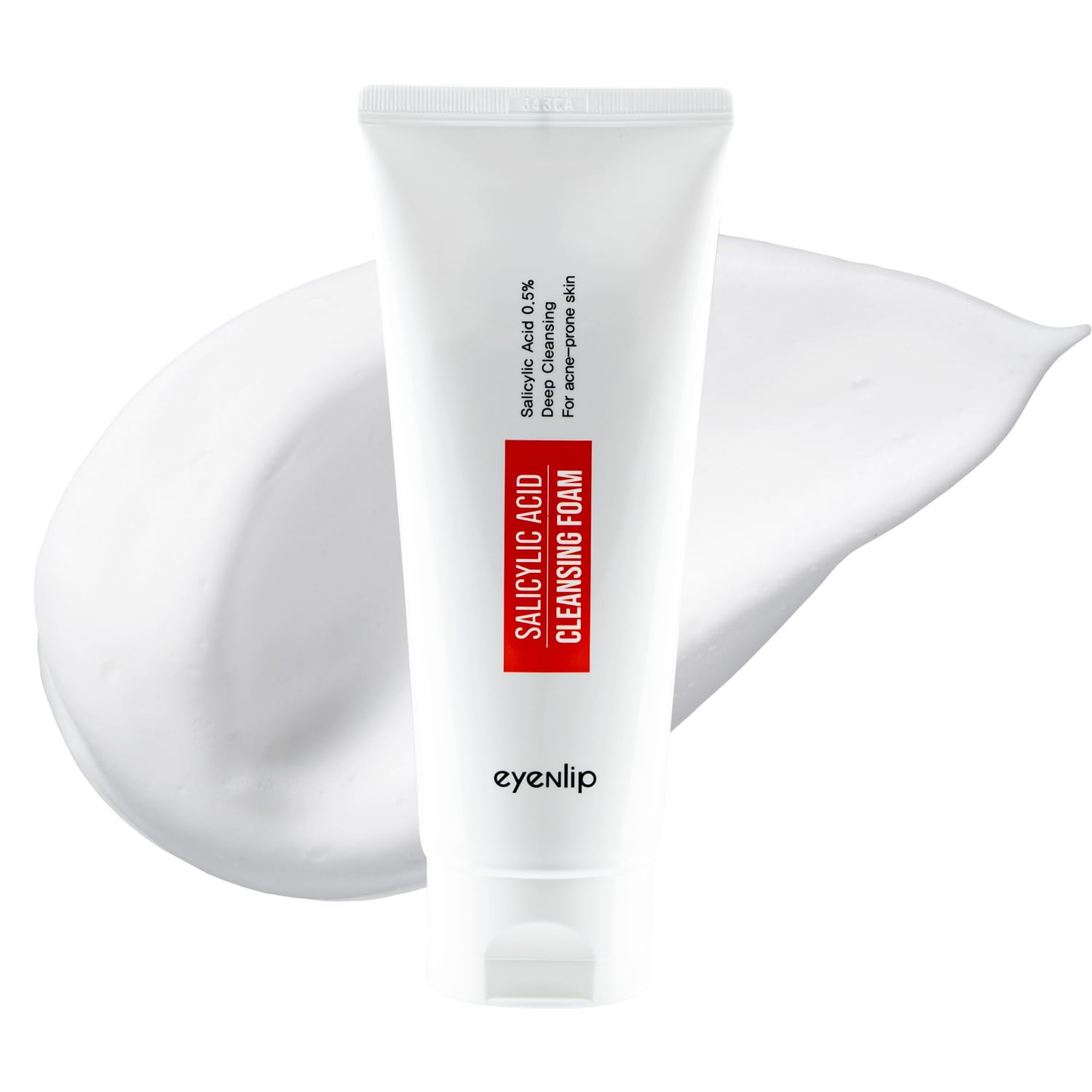 Salicylic Acid Cleansing Foam 5.07 fl oz (150ml) - Gentle Exfoliating Face Wash for Oily & Acne-Prone Skin - Korean Skincare with Soothing Castor Seed Oil - Smooth & Clear Skin - Perfect for Daily Acne Treatment & Deep Pore Cleansing