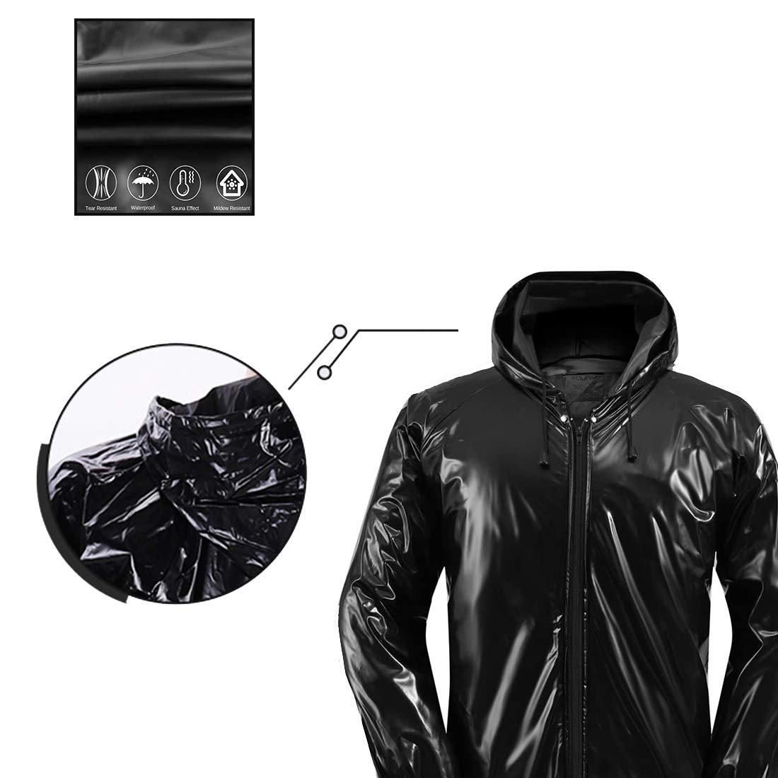 Premium Heavy Duty Sweat Sauna Suit for Men & Women - Weight Loss Workout Gear for Fitness Training & Gym Exercises | Ideal for Sauna, Cardio, MMA & Home Workouts