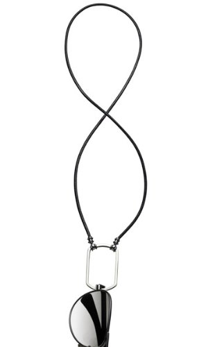 La Loop 637P Dog Tag Loop Necklace - Stainless Steel Pet ID Tag Holder for Dogs & Cats - Perfect for Military Style, Personalized Pet Jewelry & Everyday Wear