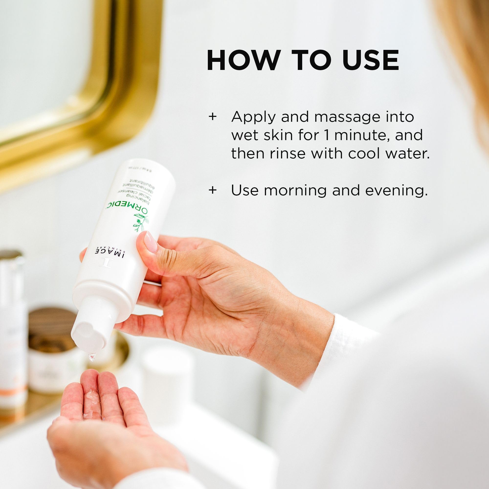 IMAGE Skincare Ormedic pH Balancing Facial Cleanser - Gentle Foaming Face Wash with Aloe Vera for Hydration | Perfect for Sensitive & Dry Skin Care Routine