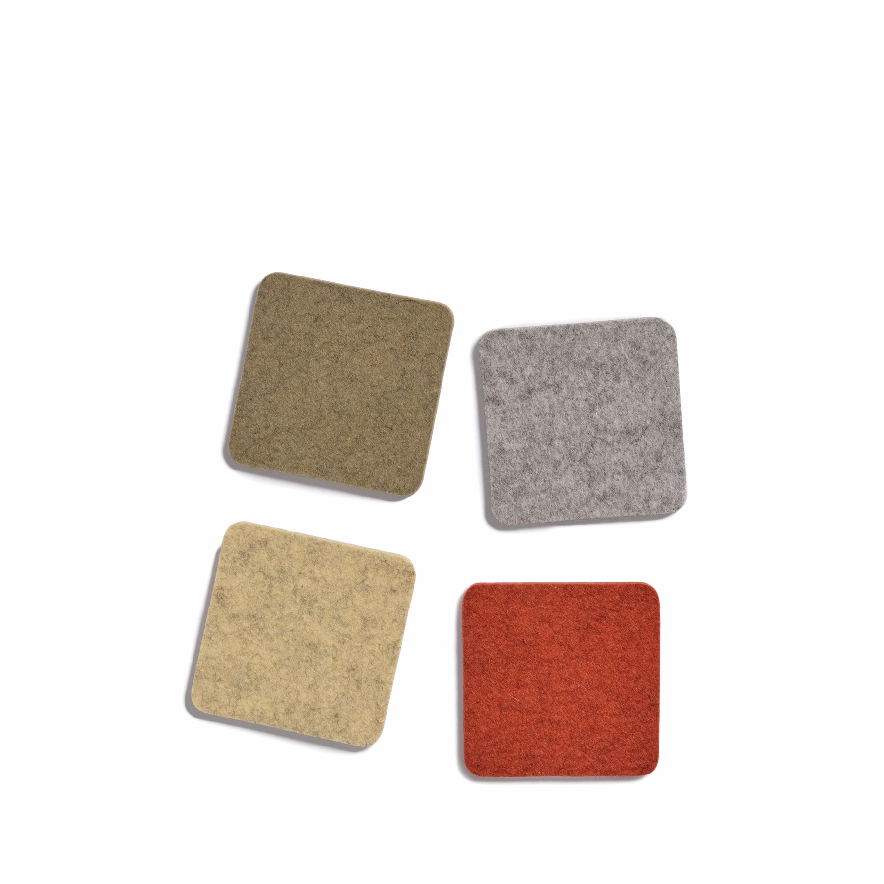 Japanese Ikebana Square Coasters Set of 4 - Elegant Floral Design Absorbent Cork Backing for Coffee Tables, Dining Tables & Home Decor