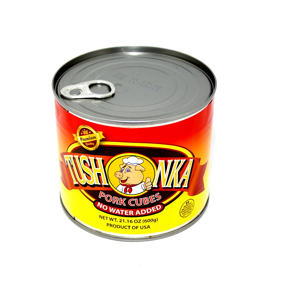 Premium Canned Pork Tushonka 600g - High Protein, Ready-to-Eat Meat for Camping, Emergency Food & Survival Kits