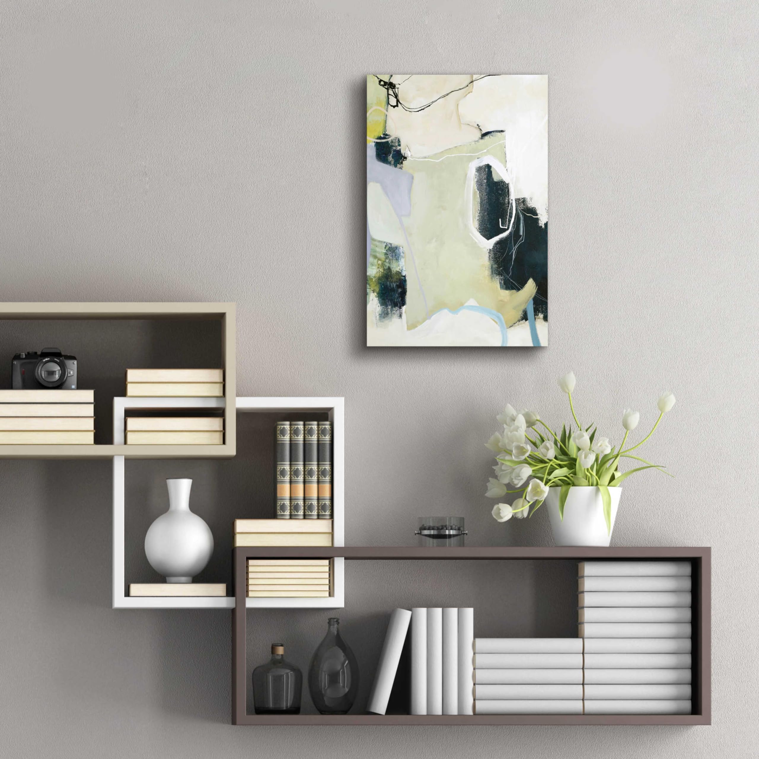 Epic Art 'Art Remix 1' by Design Fabrikken - 16x24 Inch Modern Acrylic Glass Wall Decor - Vibrant Contemporary Artwork for Living Room, Bedroom & Office