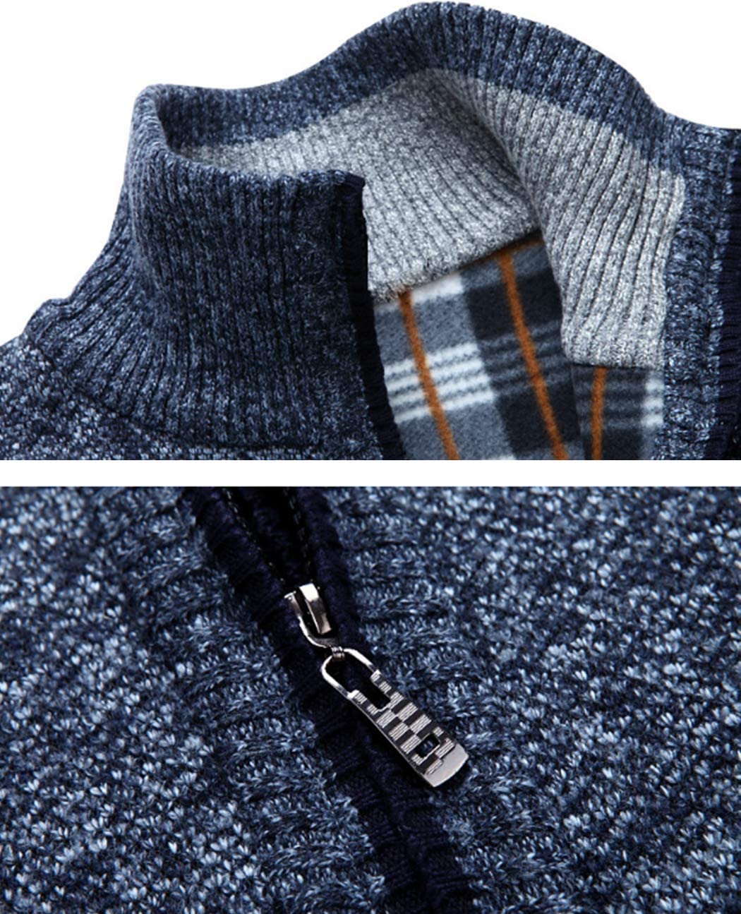 Vcansion Men's Classic Cardigan Sweater - Stand Collar Slim Fit Casual Knit Pullover for Fall & Winter | Office Wear, Date Night, Weekend Outfits