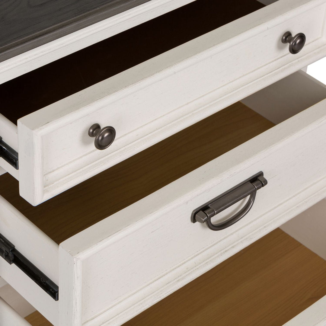 Modern Nightstand with Drawer - Allyson Park Bedside Table for Bedroom, Living Room & Office - Stylish Storage End Table with Shelf (Espresso Finish) - Perfect for Small Spaces, Apartments & Dorms