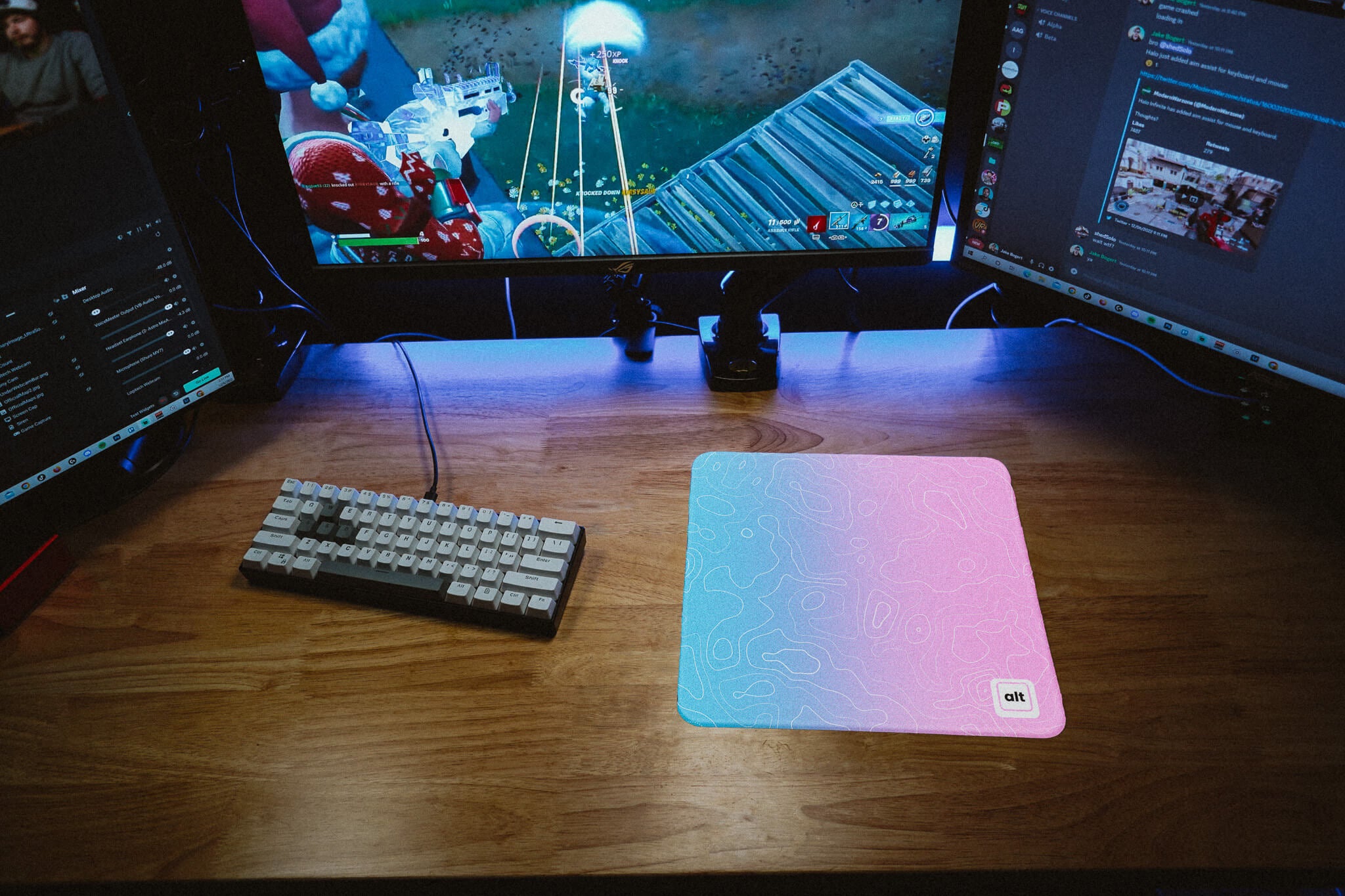 Premium Damascus Cotton Candy Mouse Pad - Ultra-Smooth Gaming & Office Surface - Non-Slip Base for PC, Laptop & Workstation - Perfect for Gamers, Graphic Designers & Office Professionals