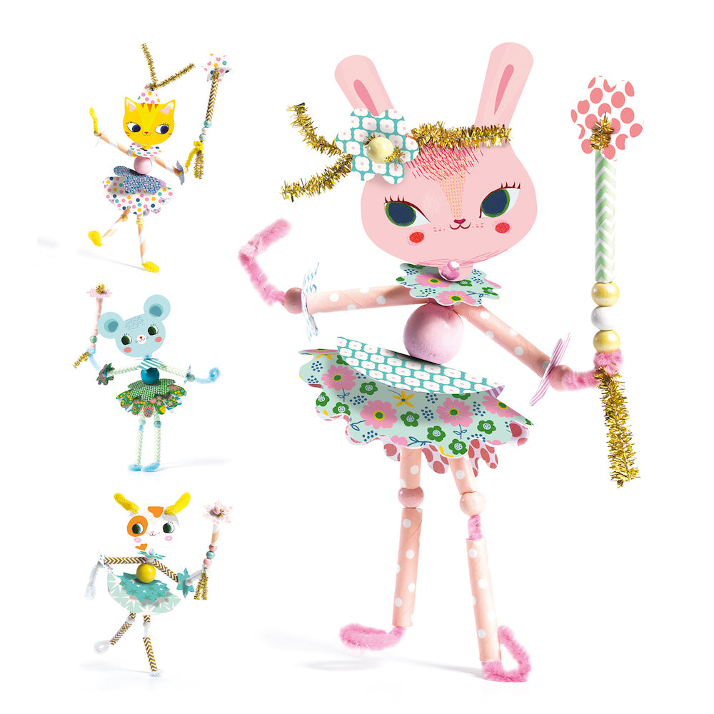 Djeco My Fairies Threading Toy - Creative Lacing Game for Kids, Fine Motor Skills Activity - Perfect for Preschool Learning & Imaginative Play