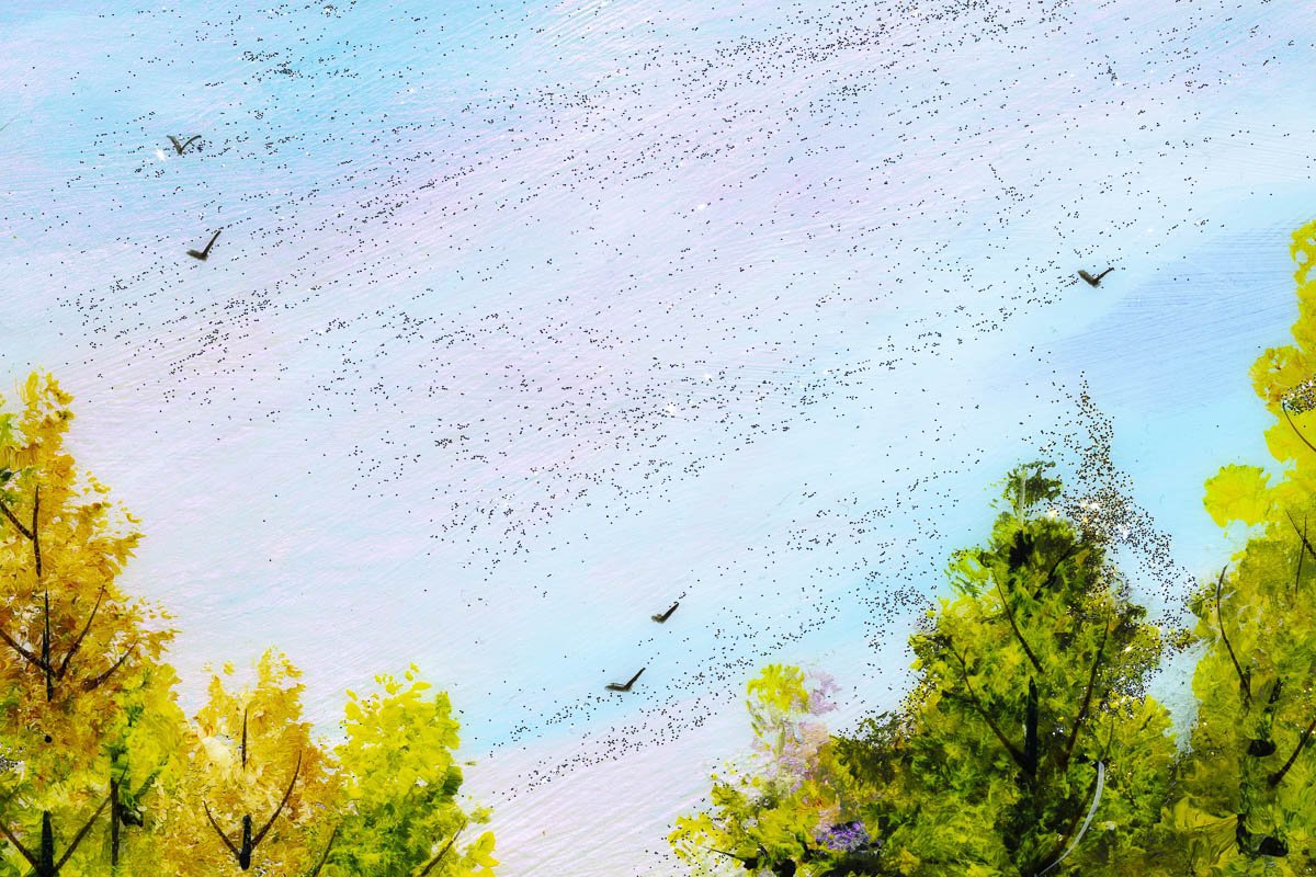 Original 'A Long Walk III' Painting - Handmade Artwork for Home & Office Decor | Perfect for Living Rooms, Bedrooms, and Gift Giving