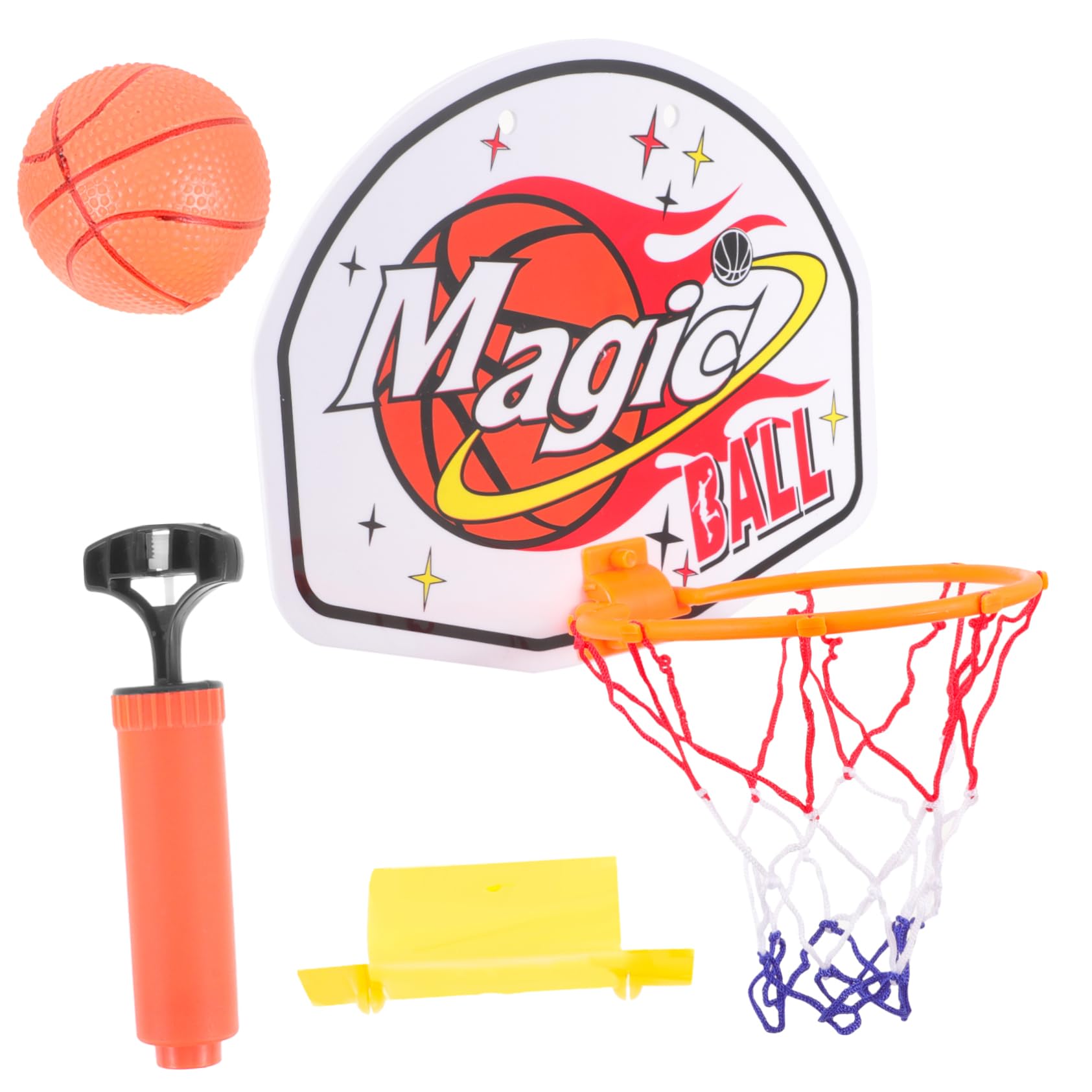 iFundom Mini Basketball Hoop Set - Indoor & Outdoor Basketball Game for Kids, Plastic Basketball Hoop with Door/Wall Mount, Fun Sports Toy for Bedroom, Garage, Backyard Play - Perfect Birthday Gift for Boys & Girls