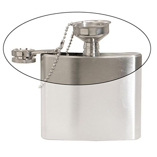 Thirsty Rhino Premium Stainless Steel Mini Flask Funnel - Essential Oil Bottle Funnel for Liquor, Perfume & DIY Projects - Perfect for Travel, Camping & Home Use