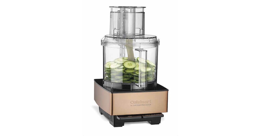 **Cuisinart 14-Cup Food Processor - Vegetable Chopper for Mincing, Dicing, Shredding, Puree & Kneading Dough - Copper (DFP-14CPY) - Perfect for Meal Prep, Baking & Healthy Cooking**