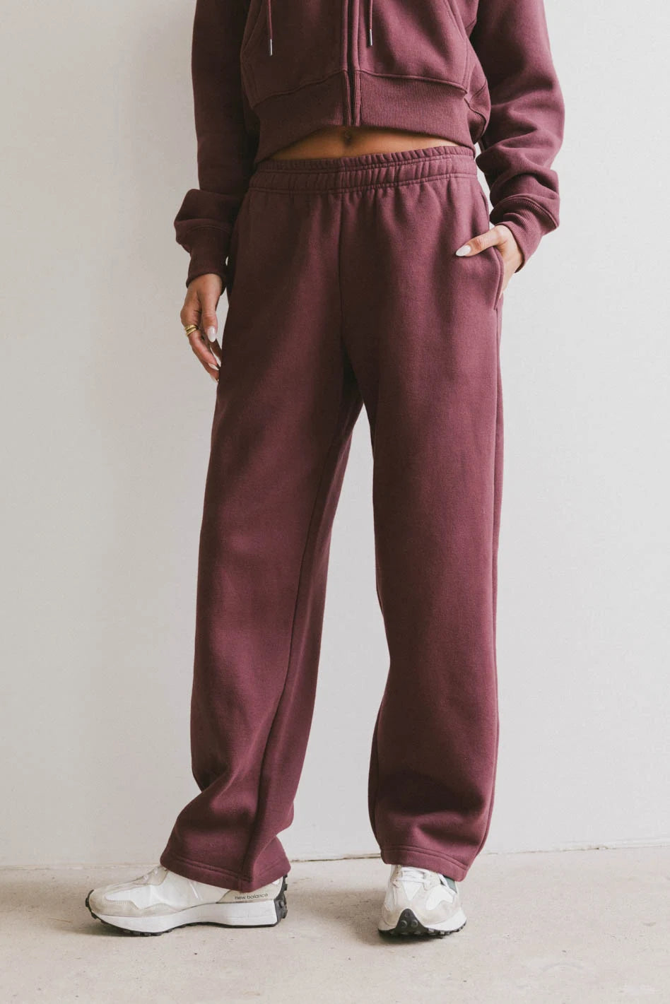 Ezra Burgundy Sweatpants for Men & Women | Comfortable Lounge Pants | Perfect for Yoga, Running & Home Wear | FINAL SALE