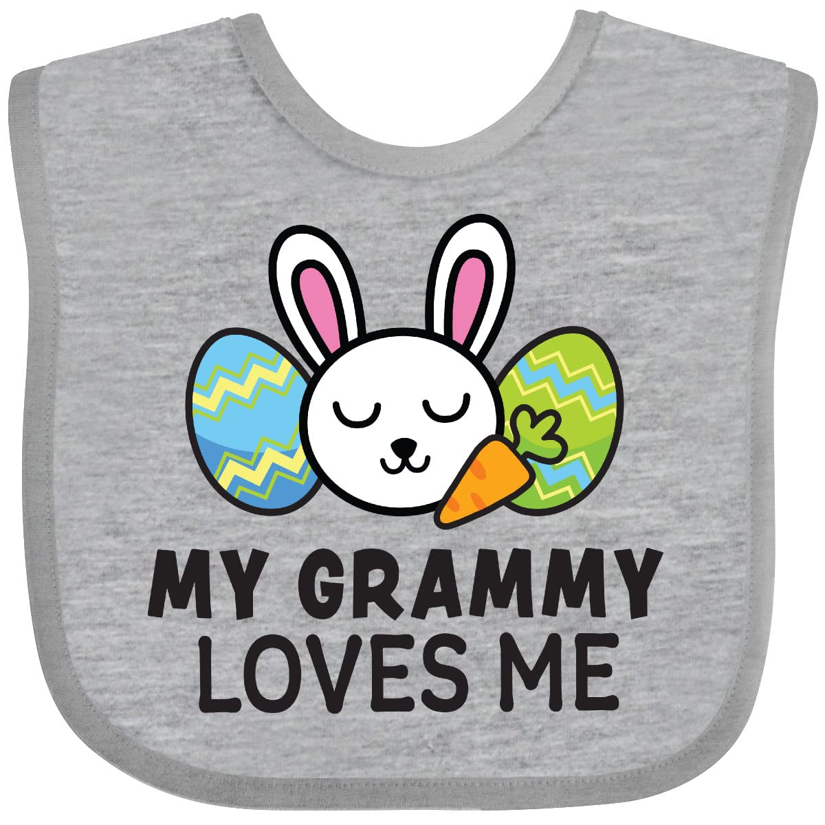 My Grammy Loves Me Bunny Easter Bib - Perfect for Baby's First Easter