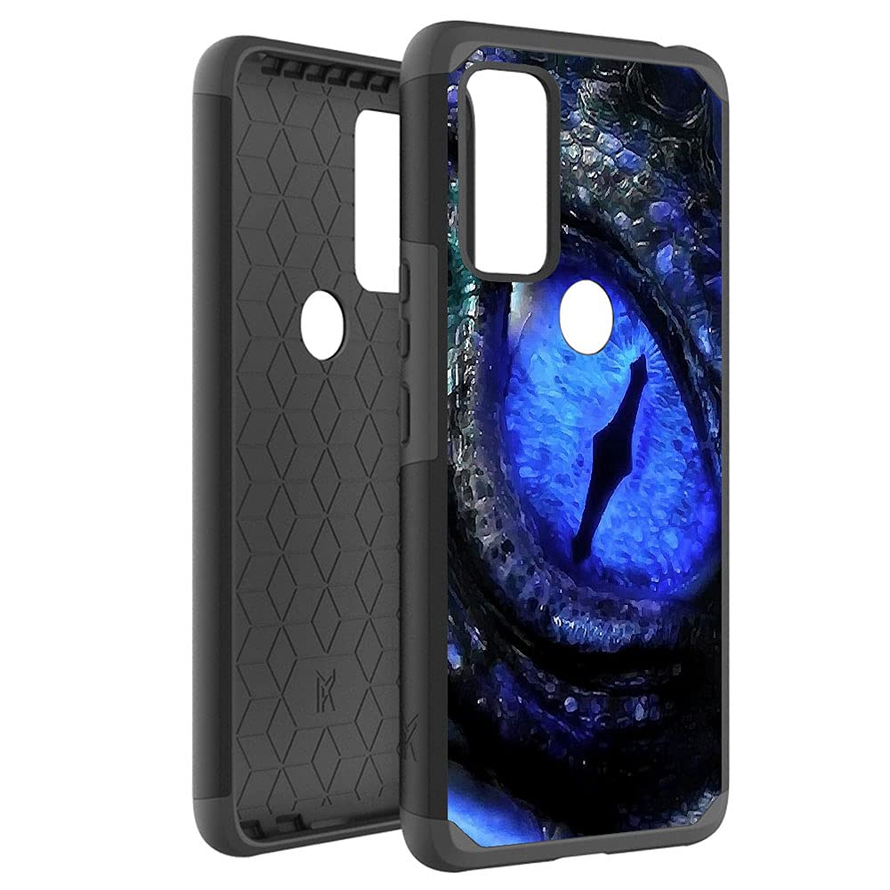 Dragon Eyes Shockproof Phone Case for AT&T Radiant Max 5G & Cricket Dream 5G - Dual Layer Hybrid Protective Cover | Perfect for Outdoor Adventures & Daily Protection
