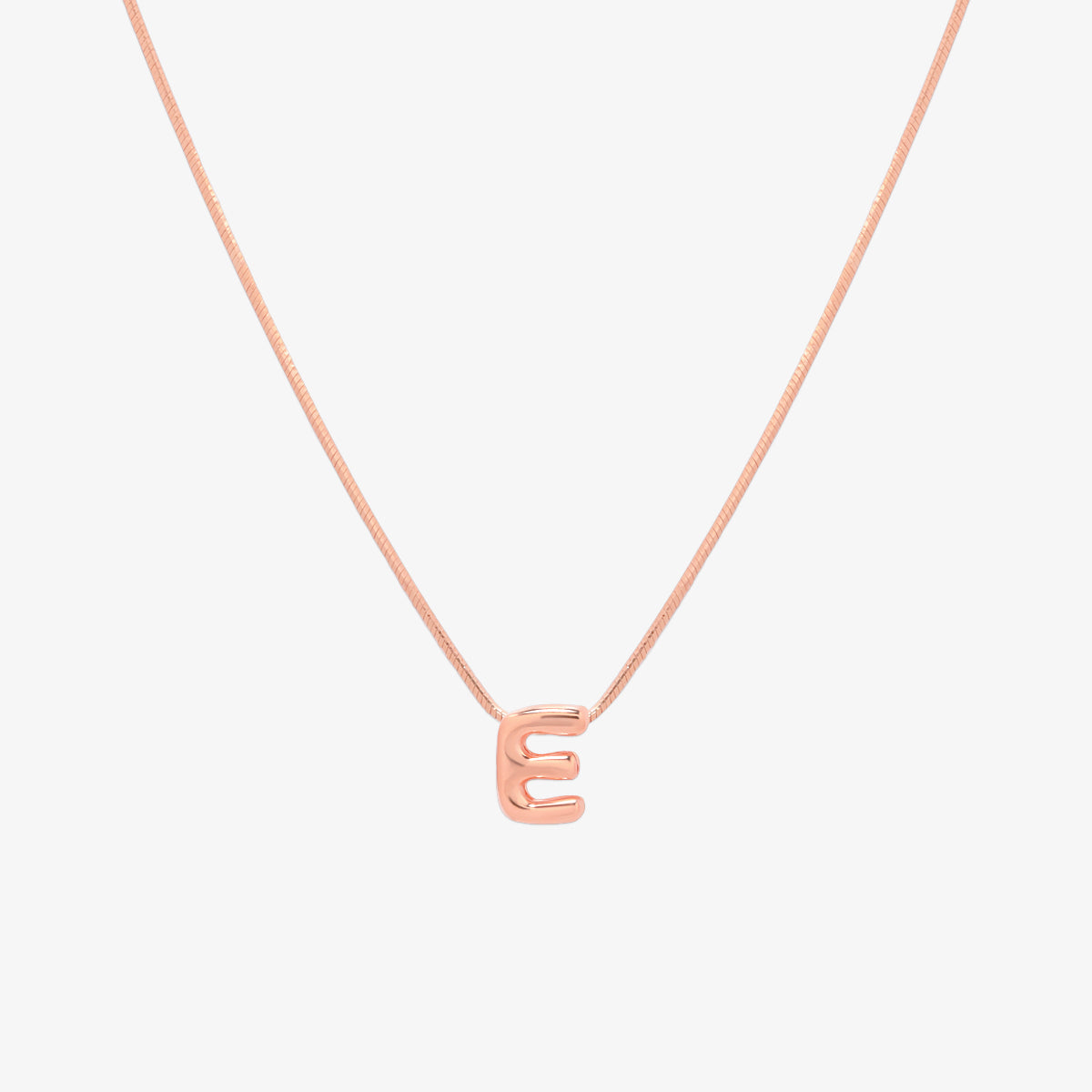 Bubble Initial Pendant Necklace - 50cm Gold/Silver Personalized Name Necklace for Women - Perfect Gift for Birthday, Anniversary & Valentine's Day