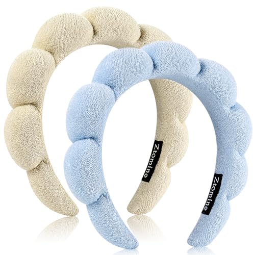 beige + blue
