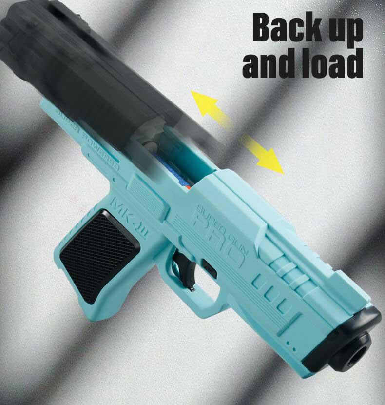 MK-3 Clip Fed Dart Blaster Toy - High Performance Foam Dart Gun for Kids & Adults - Perfect for Outdoor Games, Nerf Battles & Target Shooting