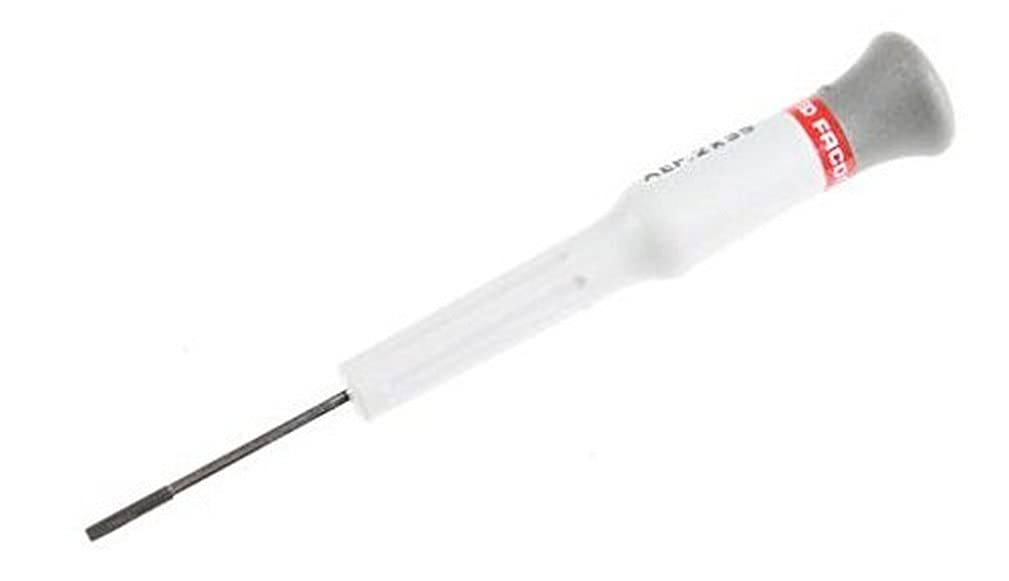 Facom AEF.2 x 35 Precision Micro-Tech Screwdriver for Slotted Screws - Professional Mini Screwdriver Set for Electronics, Watches & Glasses Repair - Ideal for DIY, Jewelry Making & Small Appliance Maintenance