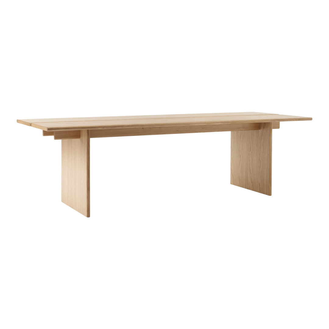 Modern Ita OS1 & OS2 Dining Table Set - Solid Wood Kitchen Table with Extendable Leaf - Perfect for Family Gatherings & Dinner Parties