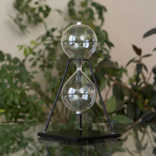 Premium Modern Glass Timer Kit with Stand - 60 Minute Sand Timer for Kitchen, Office & Classroom - Perfect for Cooking, Productivity & Time Management