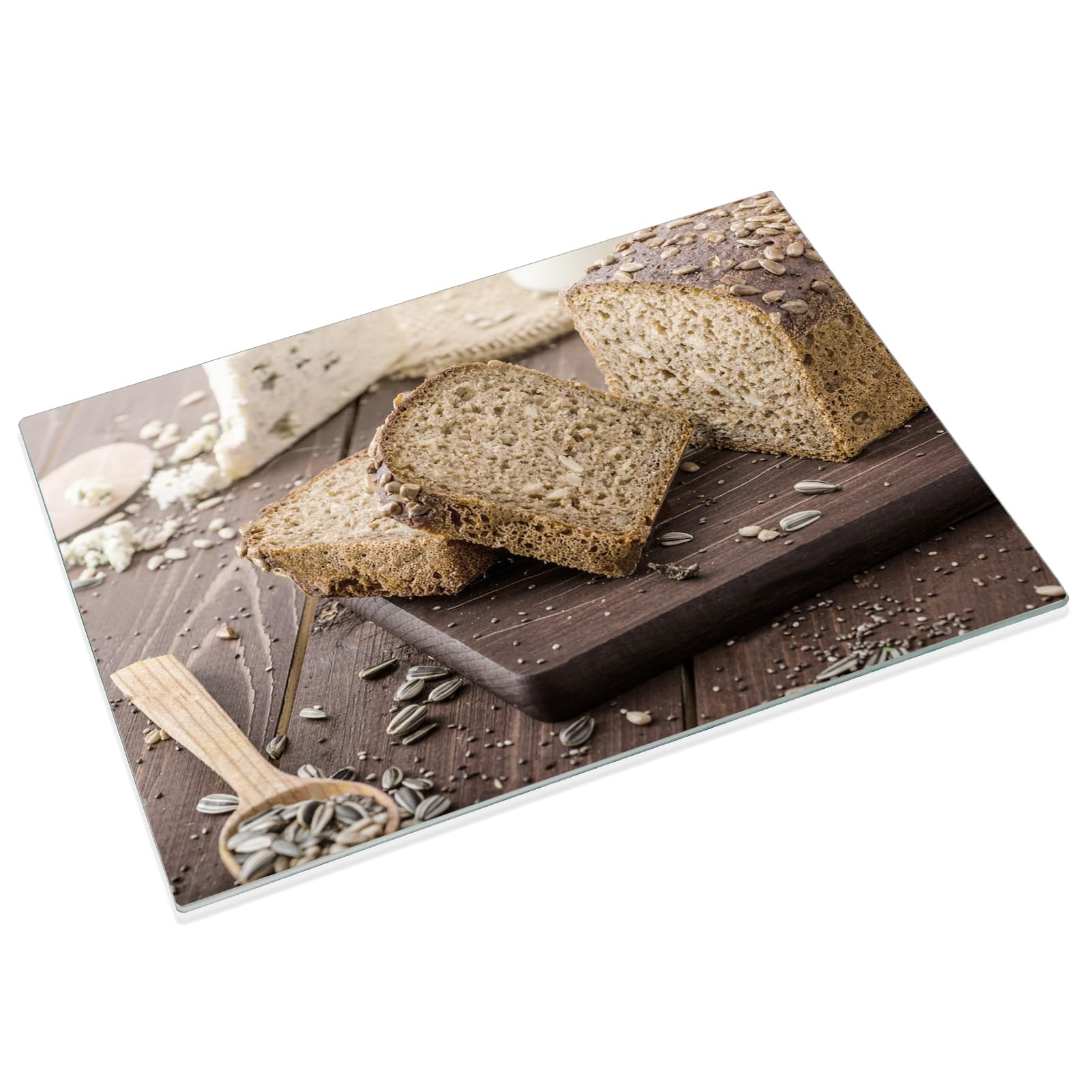 Premium JAMBALAY Tempered Glass Cutting Board - 10