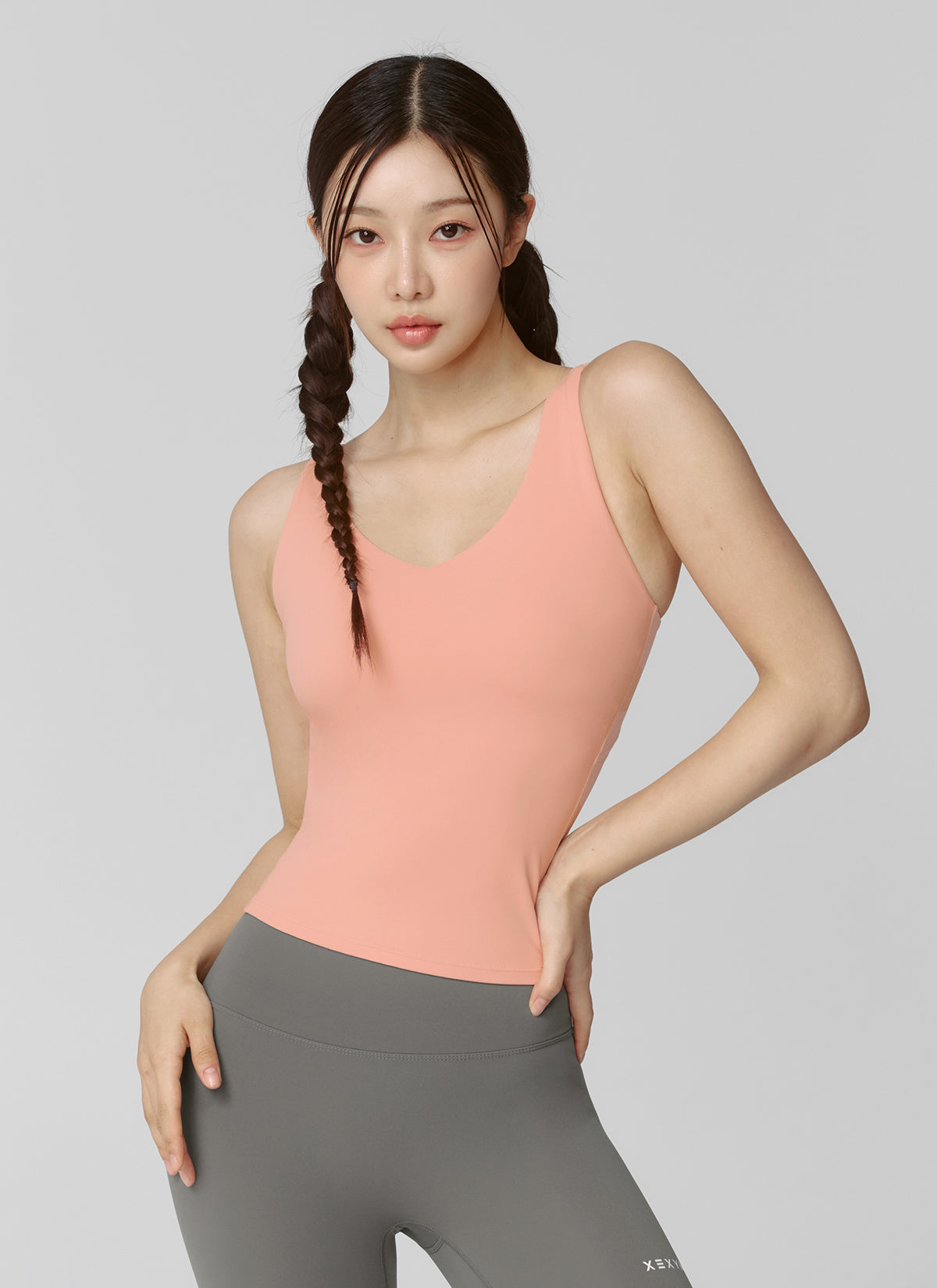 Black Label Signature Breathe V-Neck Tank Top for Women - Soft Breathable Cotton Blend - Casual Summer Wear, Yoga, Gym & Lounge Outfit