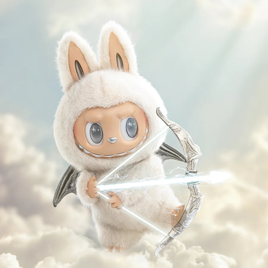 POP MART THE MONSTERS ANGEL IN CLOUDS ZIMOMO 58cm Vinyl Plush Doll - Cute Collectible Figure for Home Decor, Gift & Anime Fans