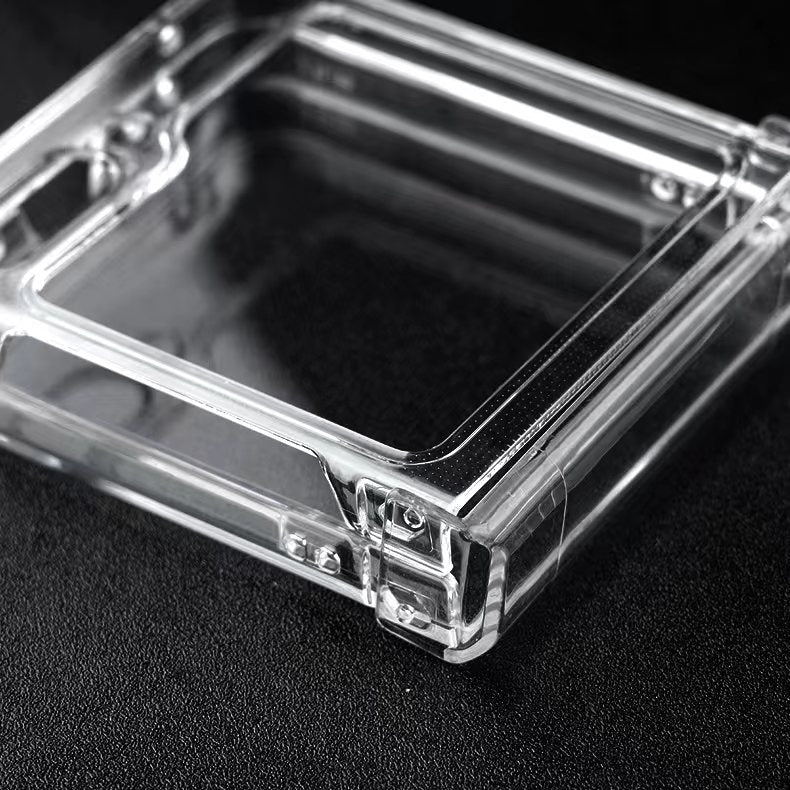 Samsung Galaxy Z Flip 6 Clear Transparent Protective Case - Slim Scratch-Resistant Cover for Everyday Use & Travel