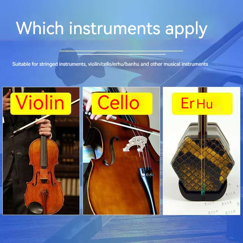 5-Piece Premium Rosin Set for Violin, Viola, Cello & Erhu - High-Quality Bow Rosin for String Instruments - Perfect for Professional Musicians & Beginners - Practice, Performances & Studio Recording
