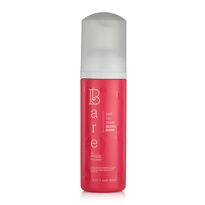 Bare by Vogue Self Tanning Foam - Natural Looking Sunless Tan for Face & Body - Perfect for Beach, Vacation & Special Occasions