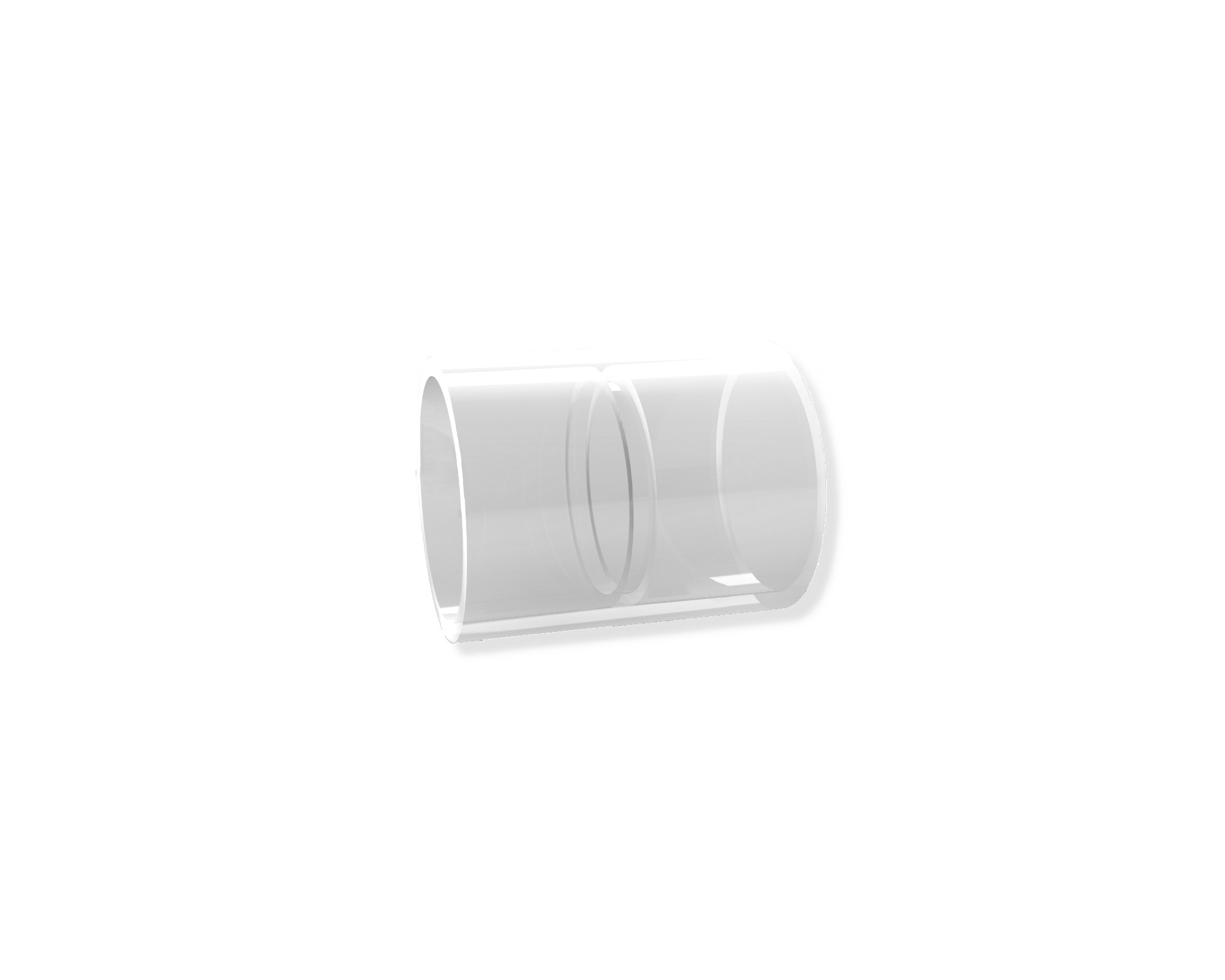 Afras Clear PVC Coupling - 1/2 Inch to 2 Inch Sizes - Durable Plastic Pipe Connector for Plumbing, Irrigation & DIY Projects | Perfect for Water Supply Lines, Garden Hoses & Pool Equipment