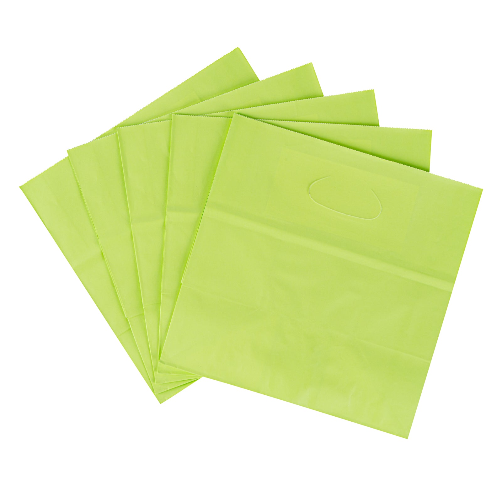 Eco-Friendly Rectangle Paper Take Out Bags with Handles - 11
