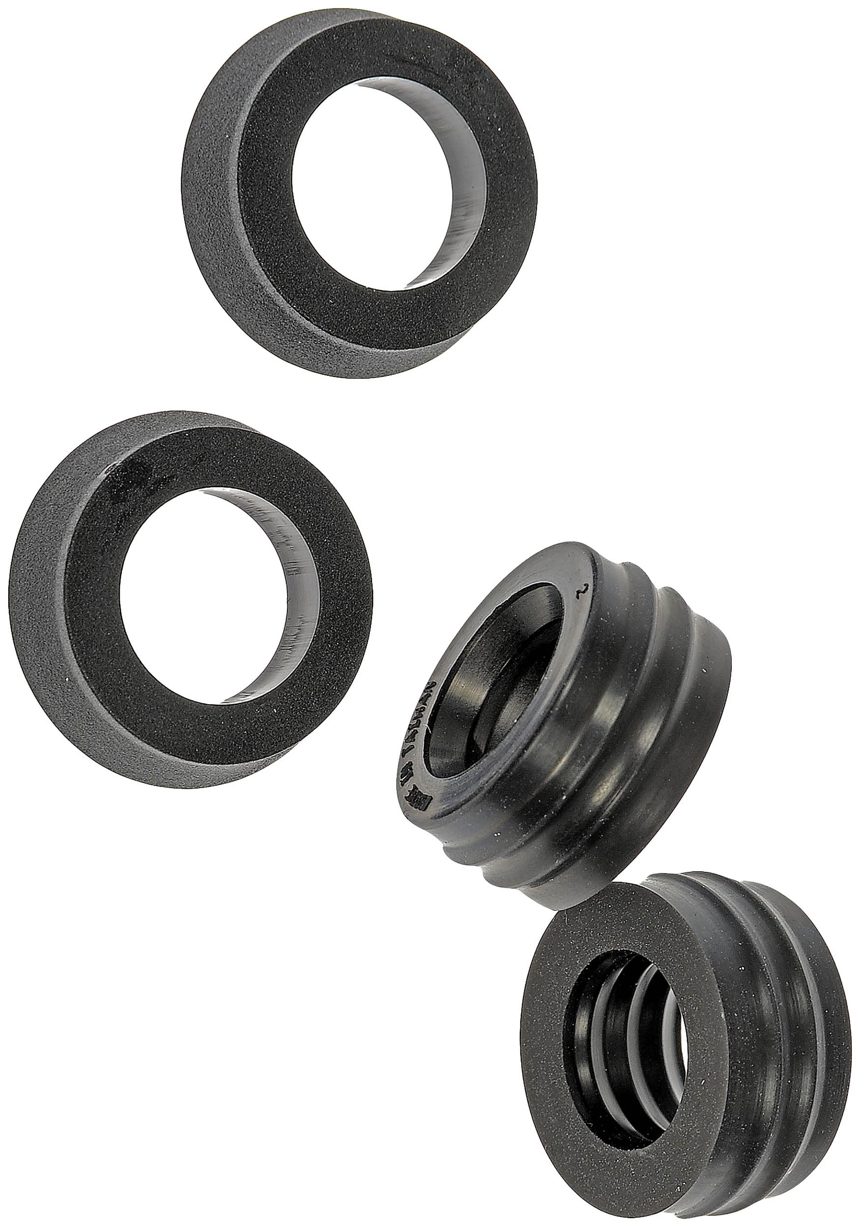 APDTY 160164 Transmission Oil Cooler Line Seal Set - 4 High-Quality O-Ring Seals for Smooth Transmission Performance | Perfect for Ford, Chevy, Dodge Vehicle Repairs & Maintenance