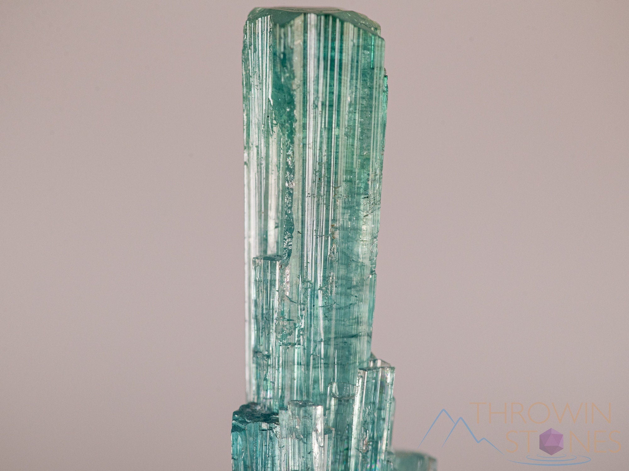 Natural Blue Tourmaline Raw Crystal Point - Healing Stone for Jewelry Making, Birthstone Gift, Meditation & Energy Work | Perfect for Necklaces, Bracelets & Home Decor
