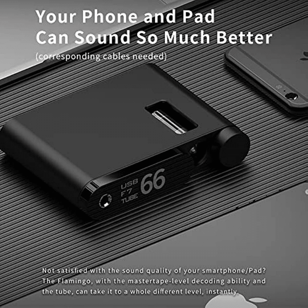 AUNE Flamingo HiFi Bluetooth Tube DAC & Headphone Amplifier - Premium Audio for Home Listening & Studio Use