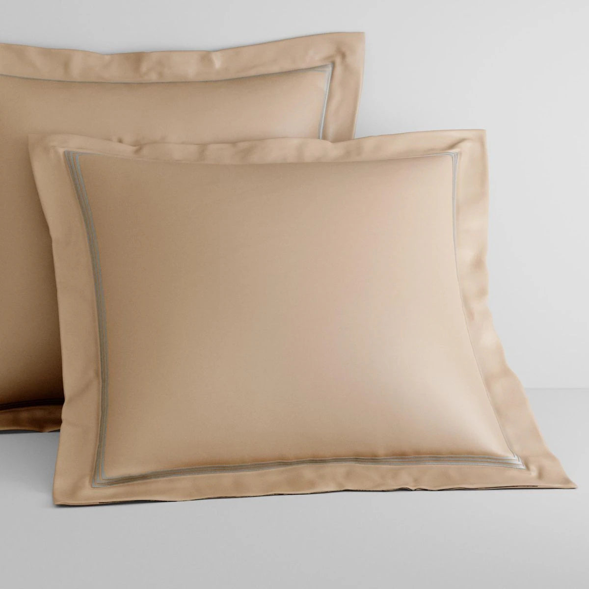 Luxury 1200 Thread Count European Pillowcase Set - Almond Color by Sheridan - Perfect for Master Bedroom & Hotel Style Decor