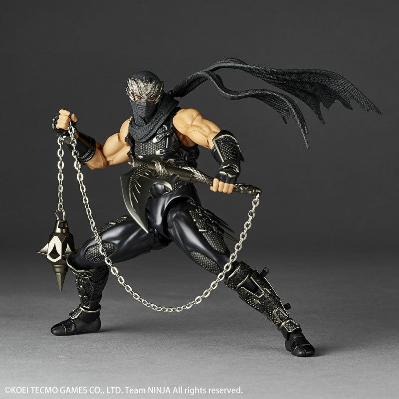 Amazing Yamaguchi Revoltech Ryu Hayabusa Action Figure - Ninja Gaiden NR052 Collectible Toy for Display & Gaming Enthusiasts